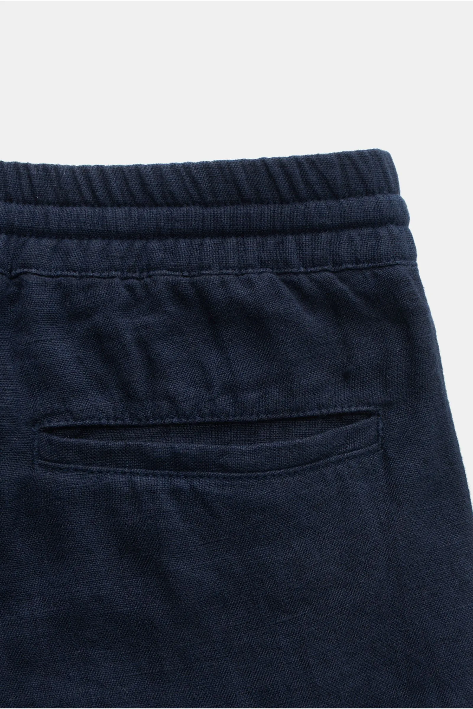 04651/ A TRIP IN A BAG linen cargo jogger pants 'Linen Cargo' navy