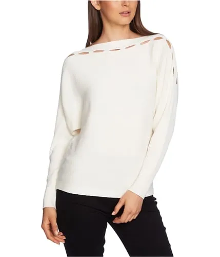 1.State Womens Slit Yoke Pullover Sweater