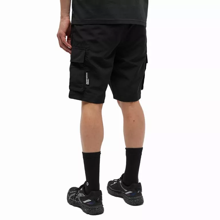 AAPE By Bathing Ape Badge Cargo Shorts Black [6949]