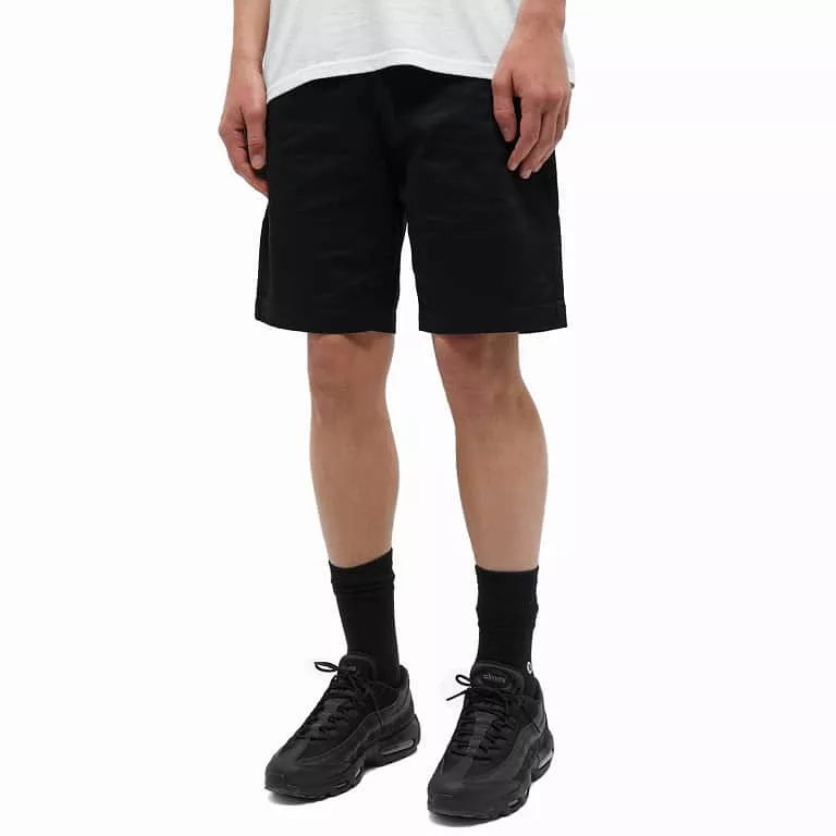 AAPE By Bathing Ape Now Badge Woven Shorts Black [6948]