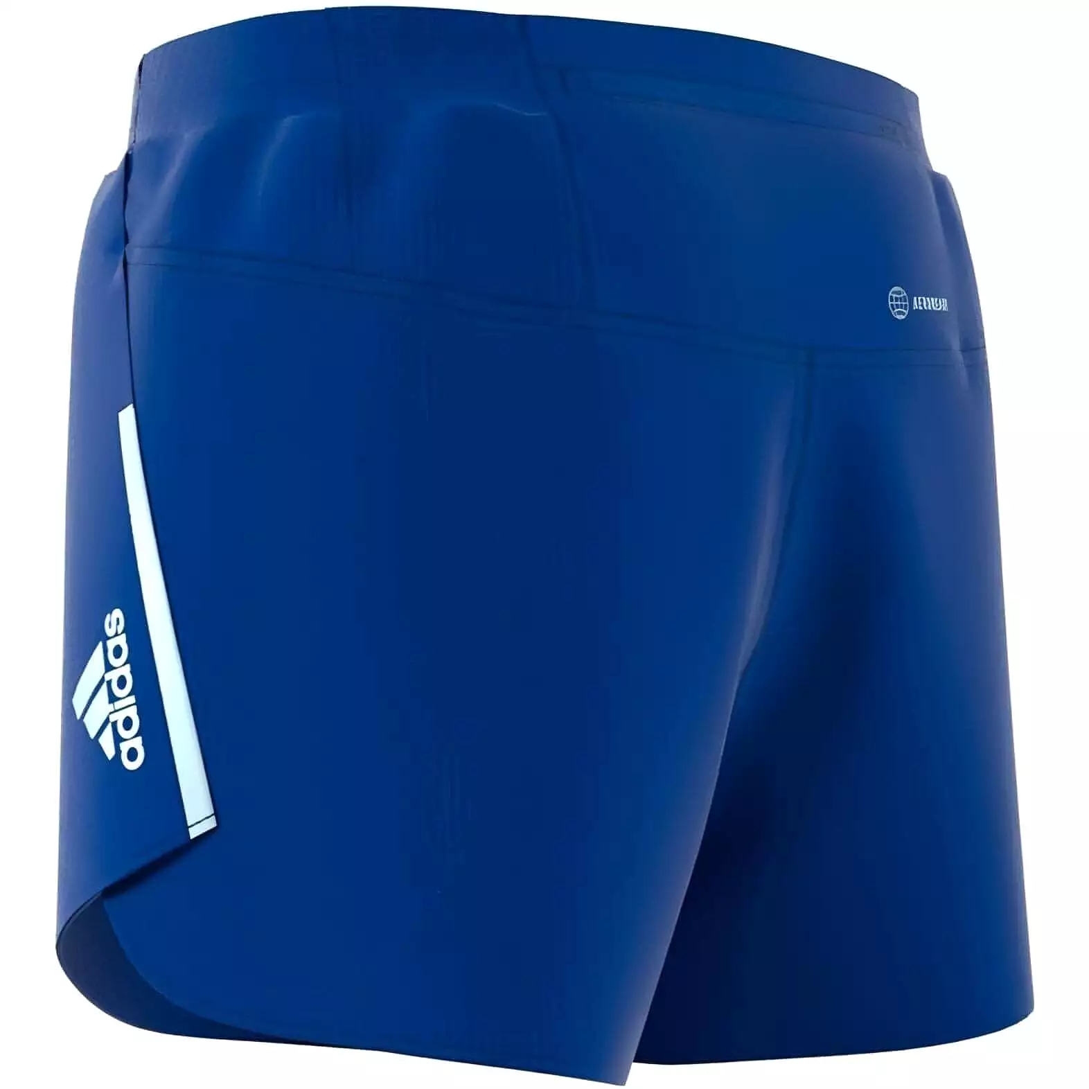 adidas Fast Split Mens Running Shorts Black Blue Breathable Reflective Light