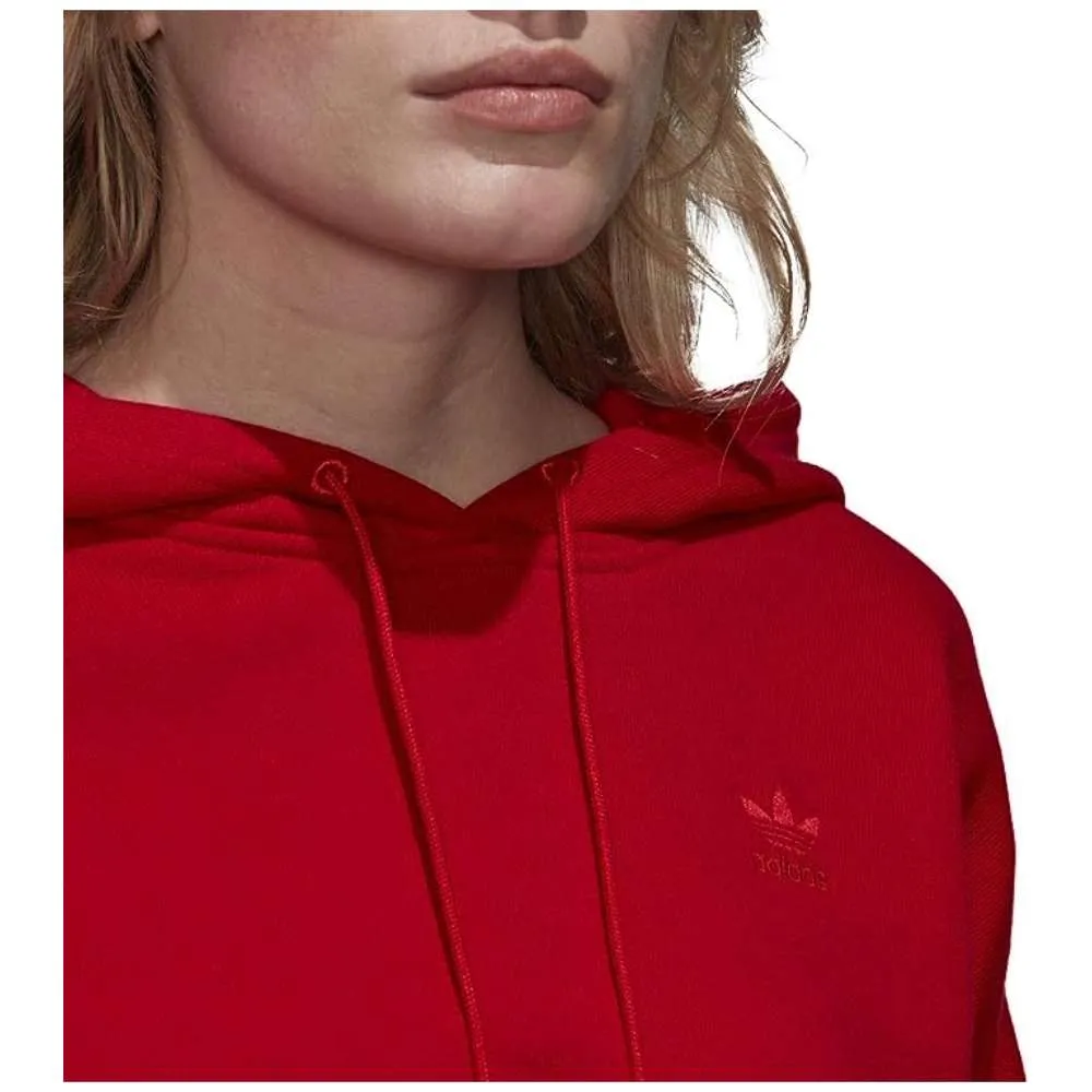 adidas Originals Women’s Adicolor 3D Trefoil Cropped Hoodie