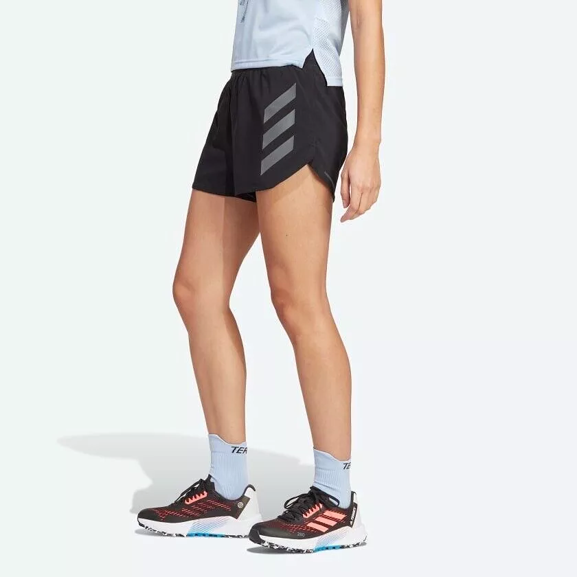 adidas Terrex Agravic Womens Trail Running Shorts Black Parley