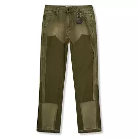 Amicci Adrano Flare Jeans Olive