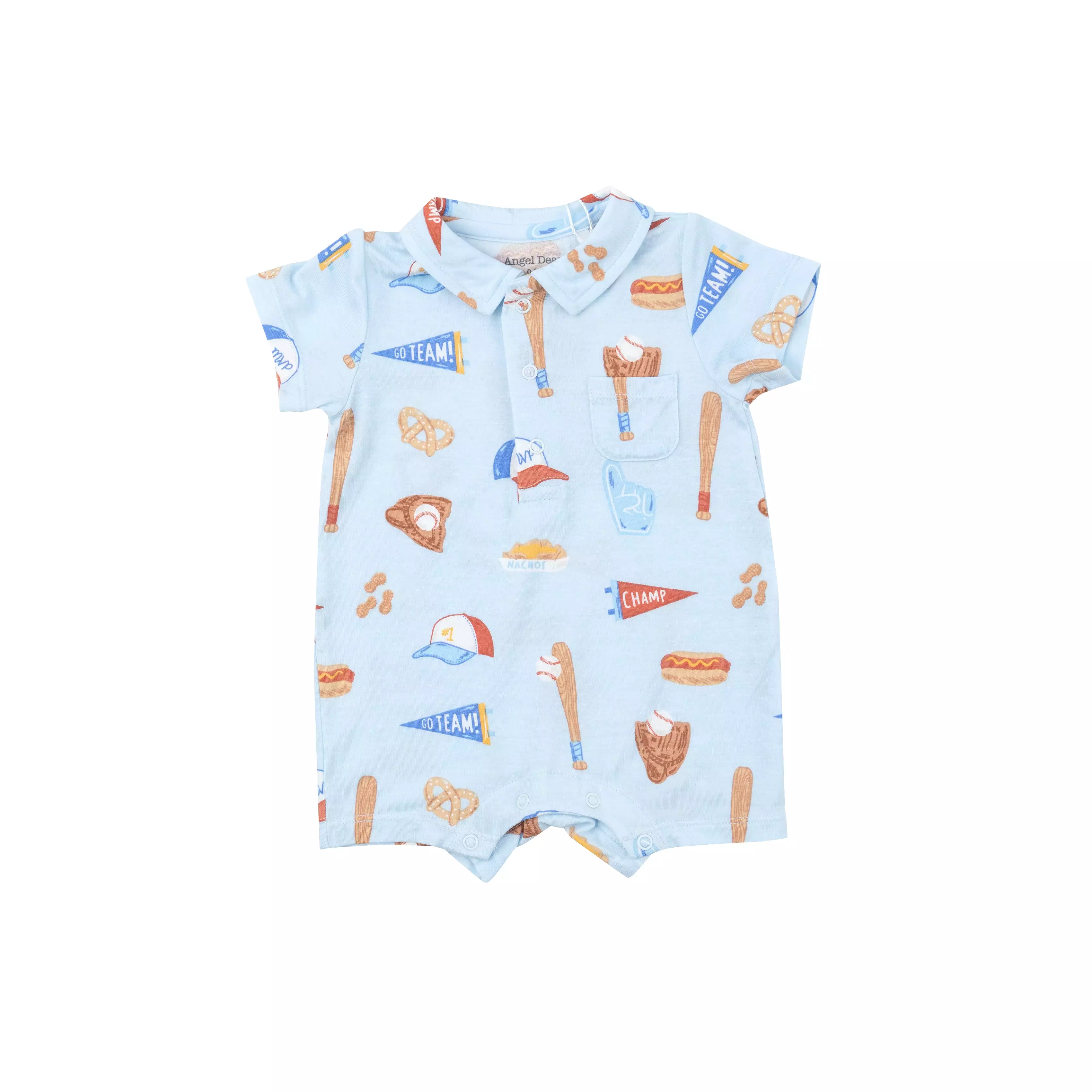 Angel Dear Polo Shortie - Baseball