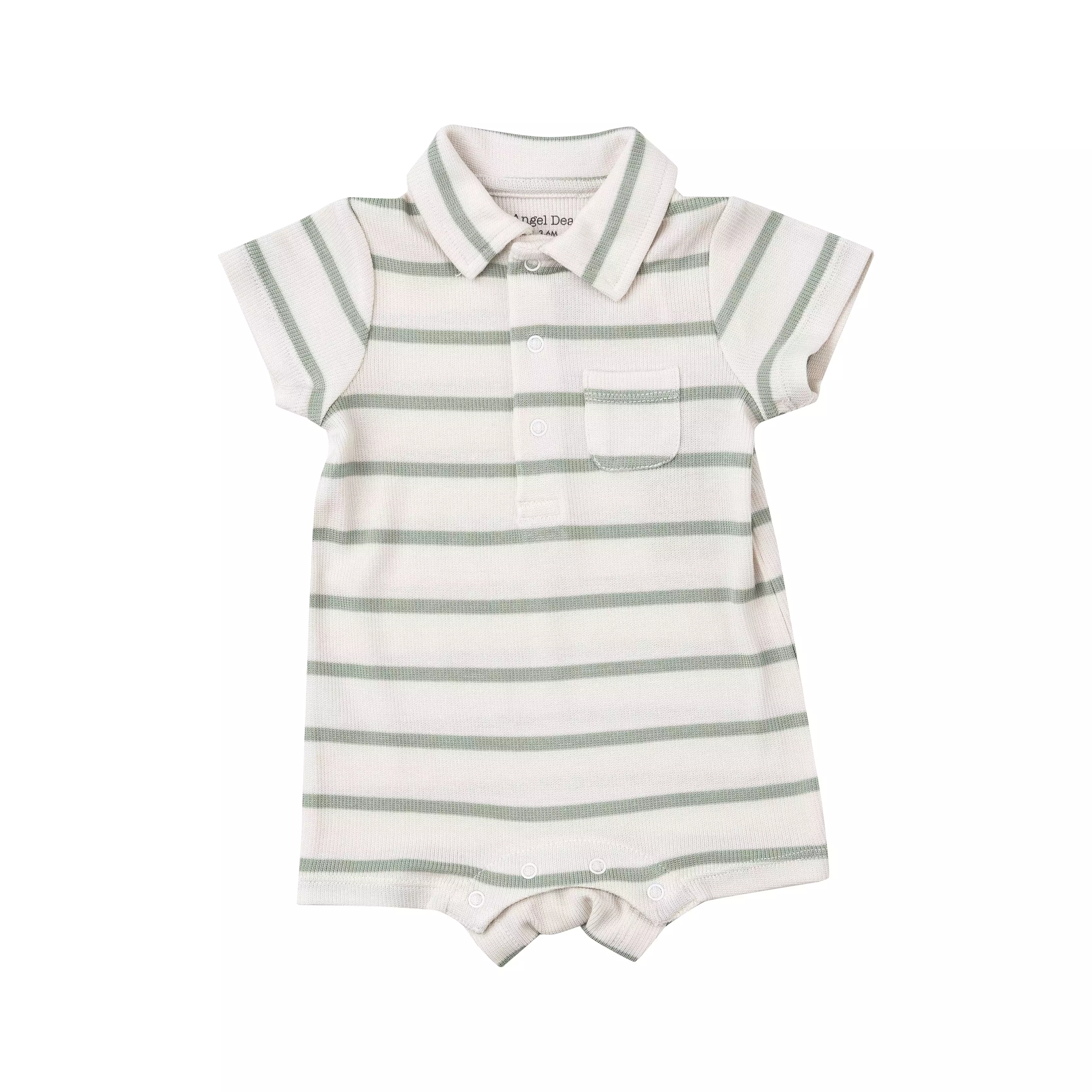 Angel Dear Polo Shortie - Desert Sage + Sugar Swizzle