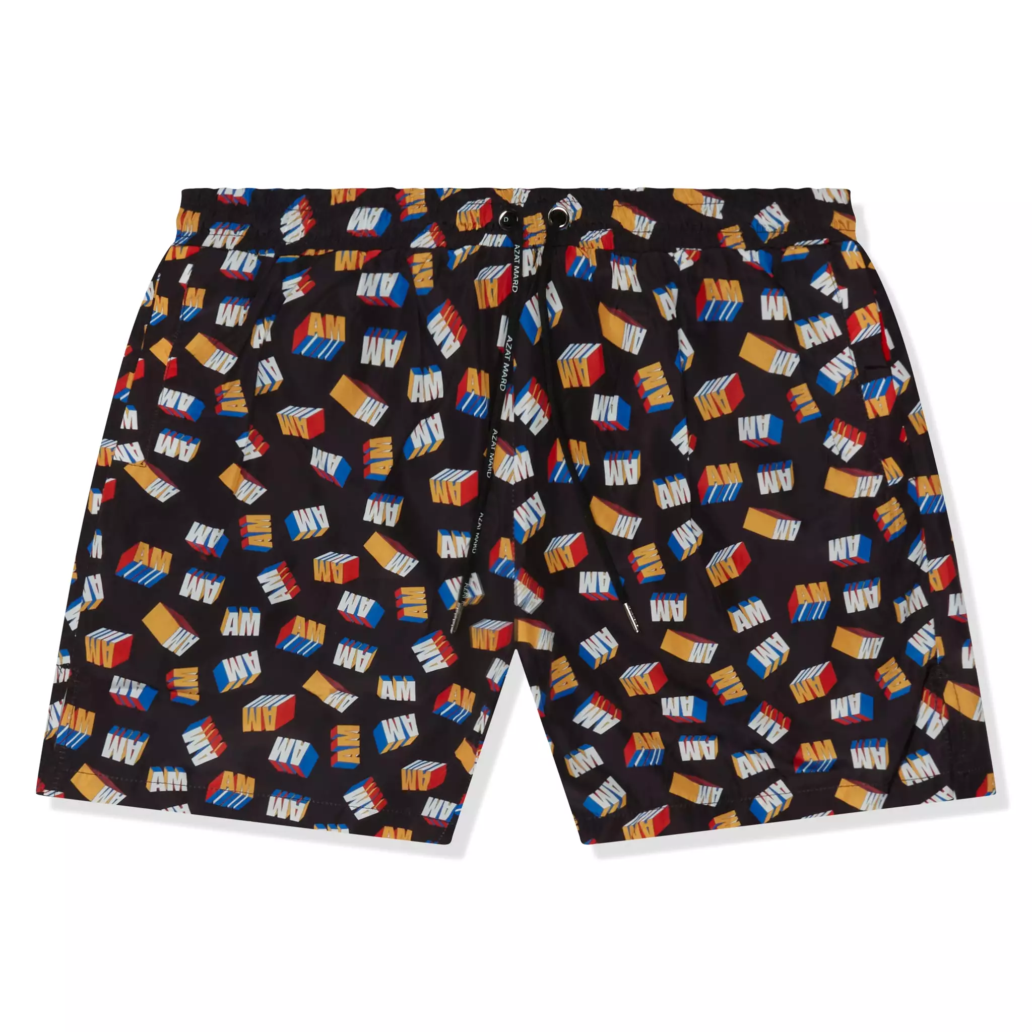 Azat Mard AM Cube Swim Shorts Black