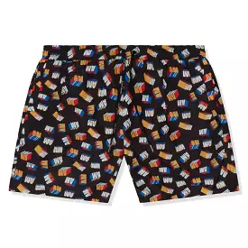 Azat Mard AM Cube Swim Shorts Black