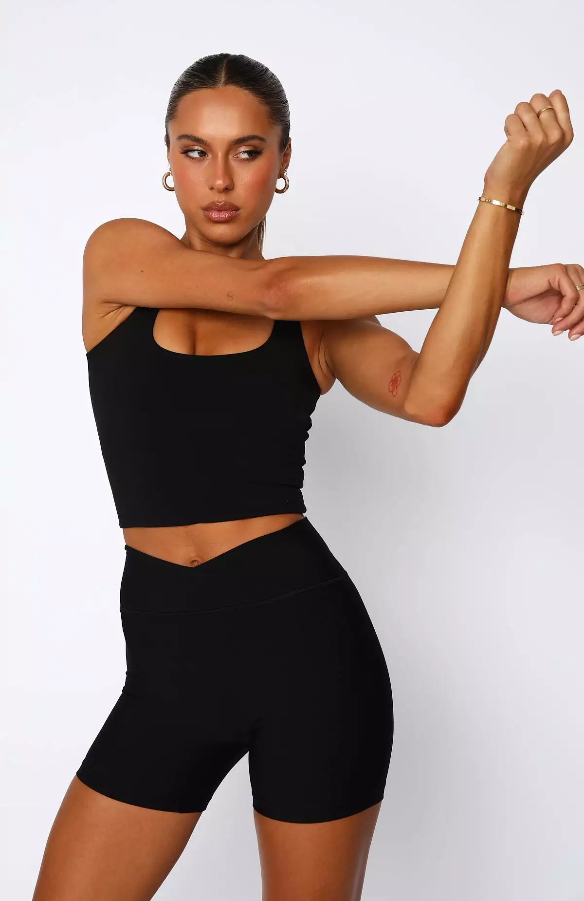 Balance High Waisted Shorts Black