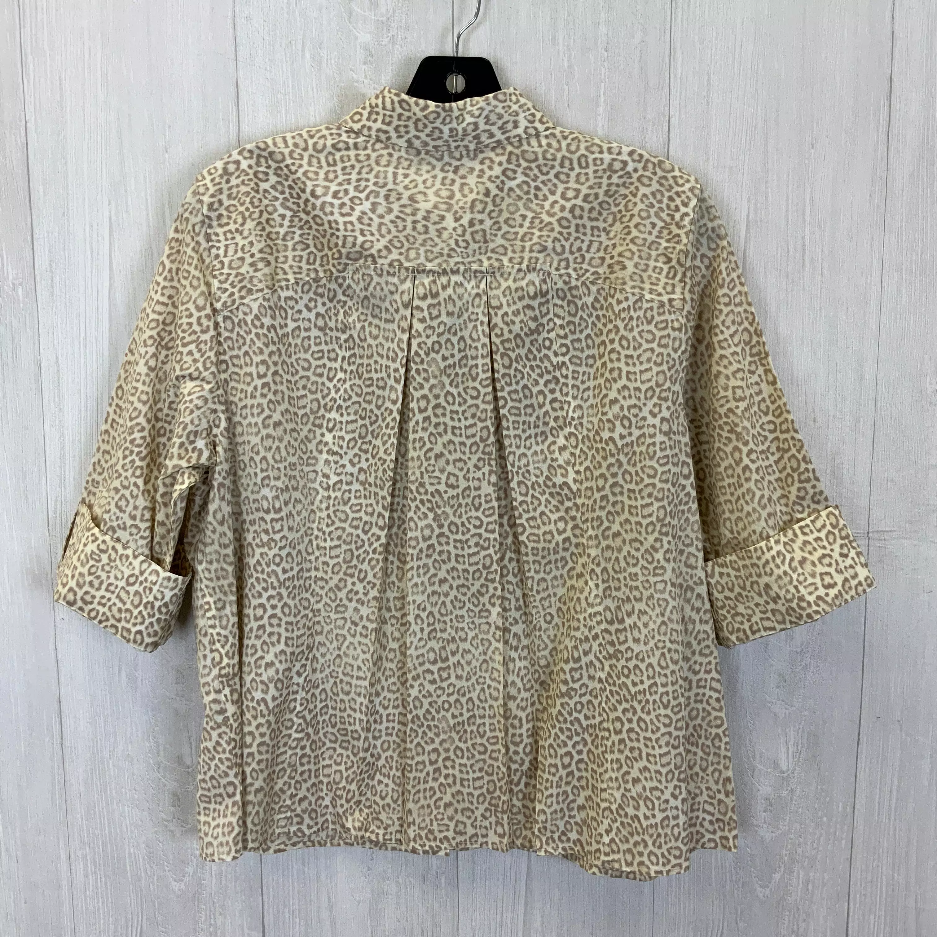 Blouse 3/4 Sleeve By Chicos O  Size: Petite  Medium