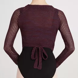 Capezio Knitted Crop Wrap Top