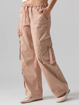 Cargo Parachute Pants Nude