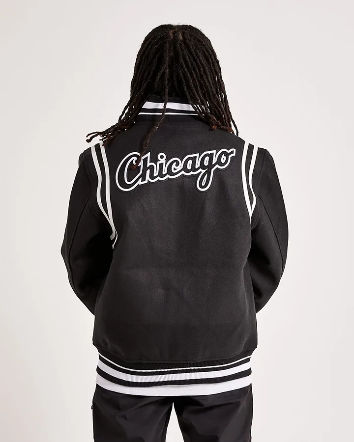 Chicago White Varsity Jacket - William Jacket