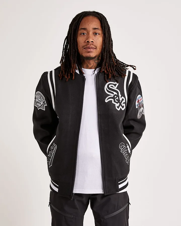 Chicago White Varsity Jacket - William Jacket