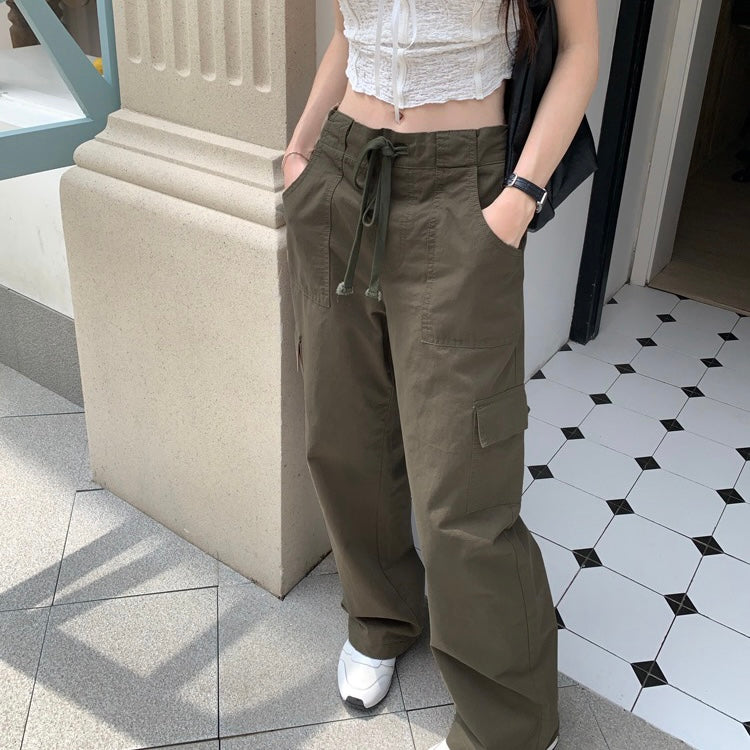 Drawstring Cargo Pants