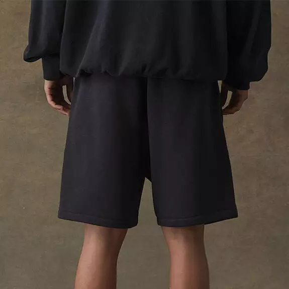 FEAR OF GOD Essentials Felt Logo Sweat Shorts Black