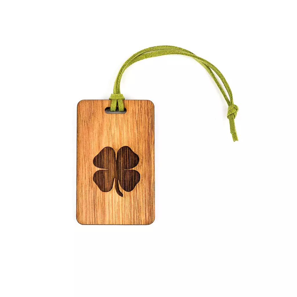 Four Leaf Clover Bag Tag