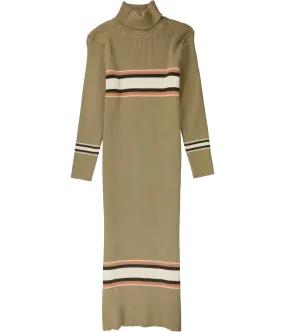 Free People Womens Sport Stripe Sweater Dress