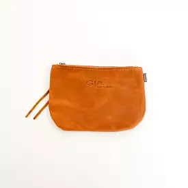 Gia brown leather purse