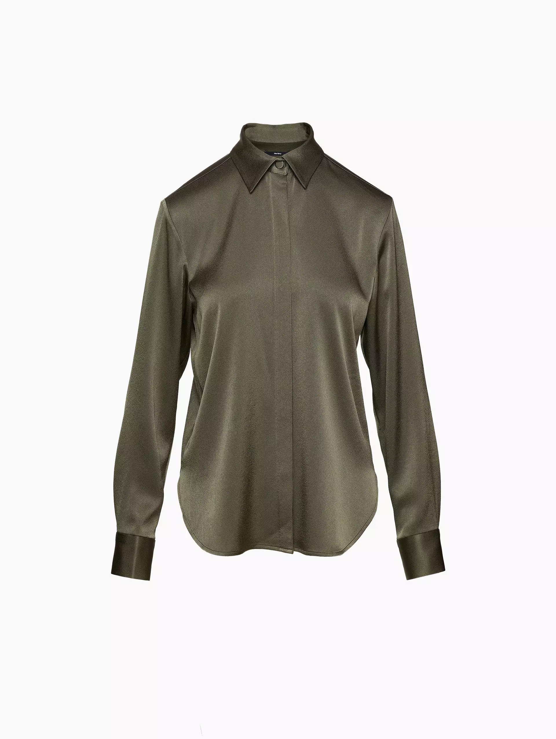 Harper Satin Fitted Shirt