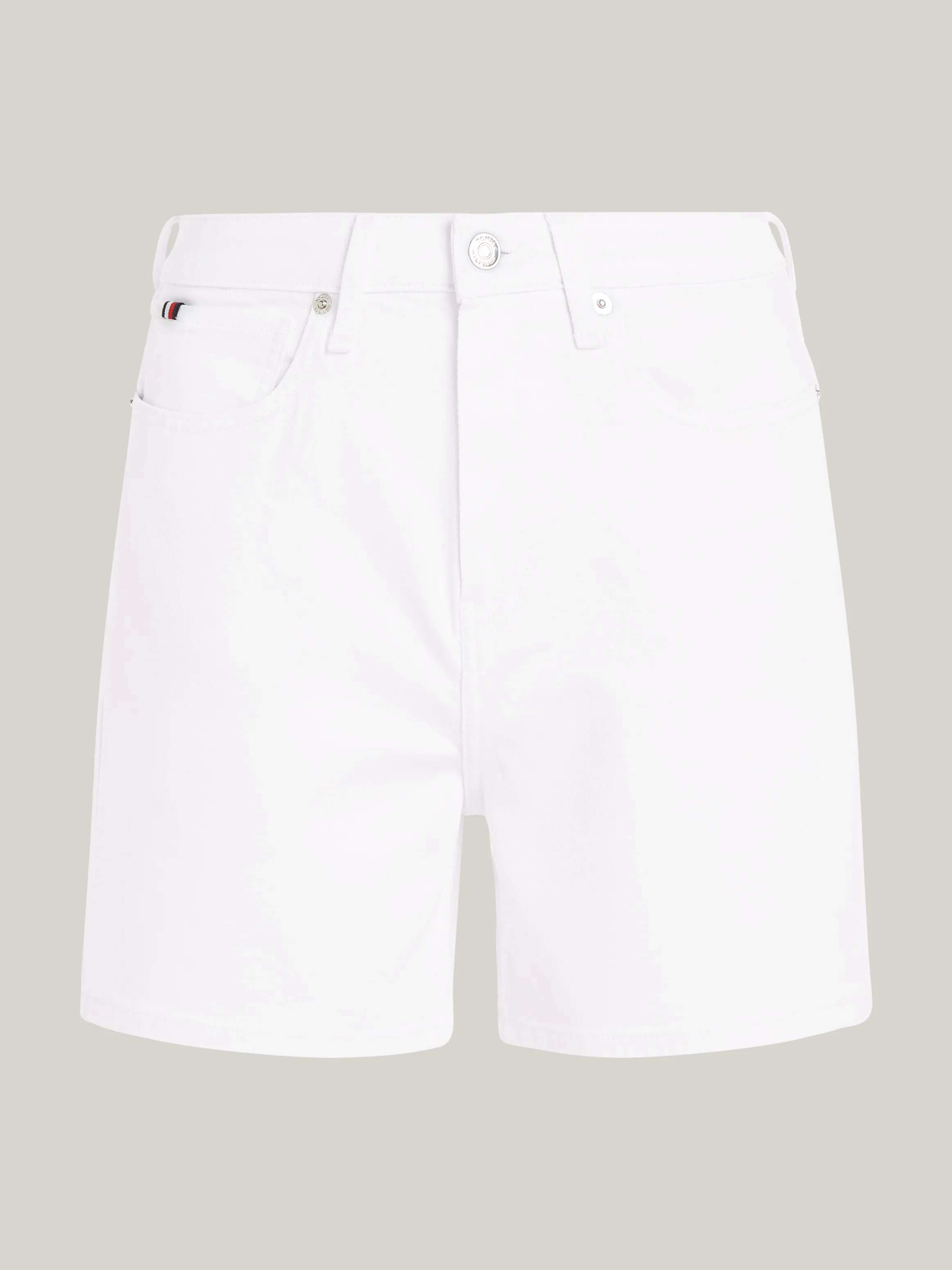 High Rise Fitted Straight Denim Shorts | Shorts | Tommy Hilfiger