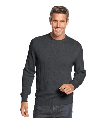 John Ashford Mens Solid Pullover Sweater, TW5