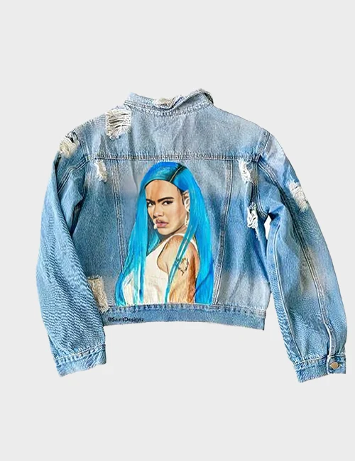 Karol G Denim Jacket For Sale - William Jacket