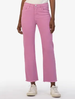 Kut From The Kloth Kelsey High Rise Fab Ab Ankle Flare Jeans in Lavender