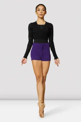 Ladies Amara Knit Cropped Wrap Top