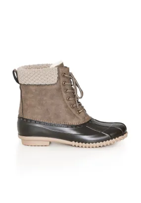 Lexi Sweater Trim Weather Boot