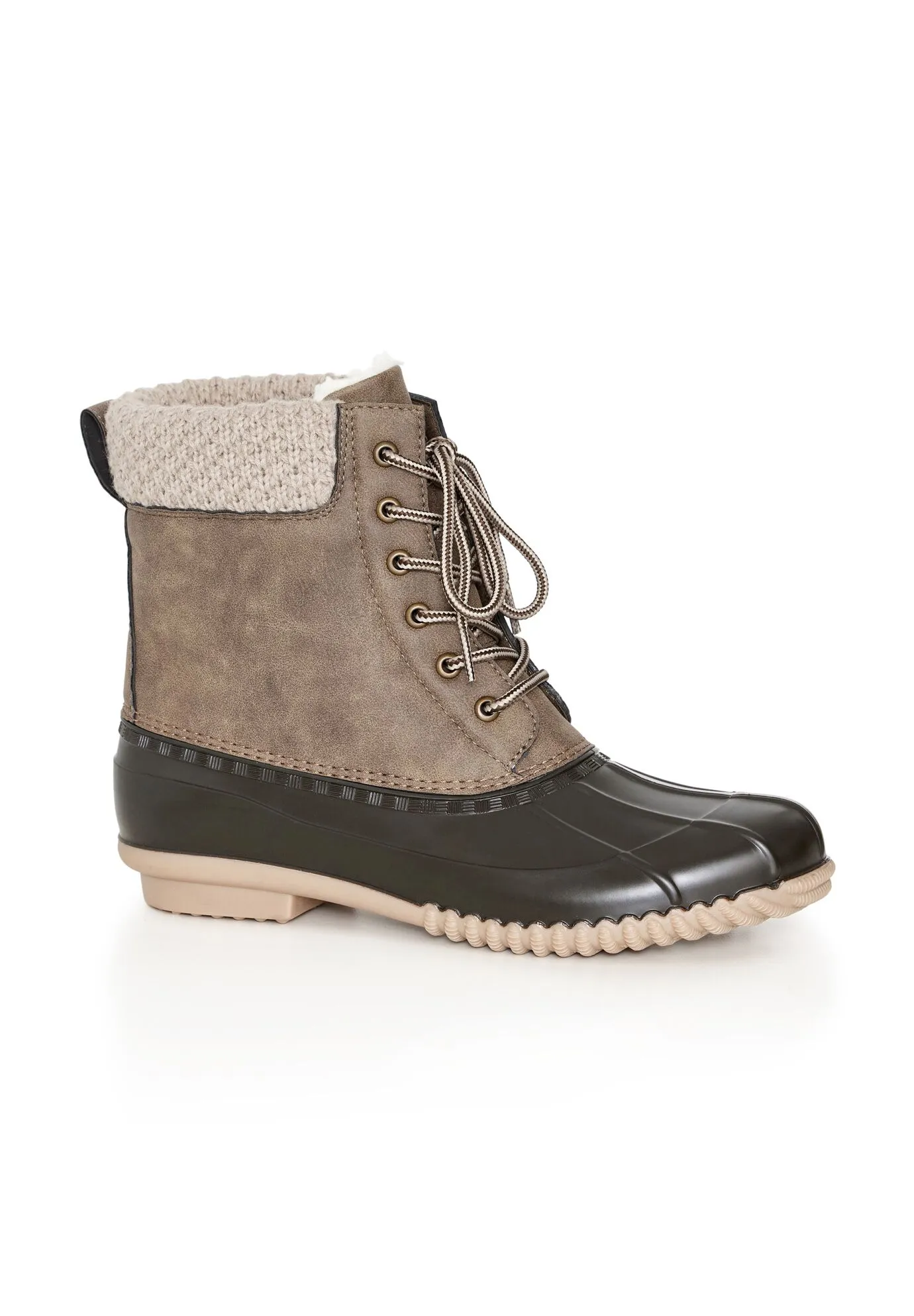 Lexi Sweater Trim Weather Boot