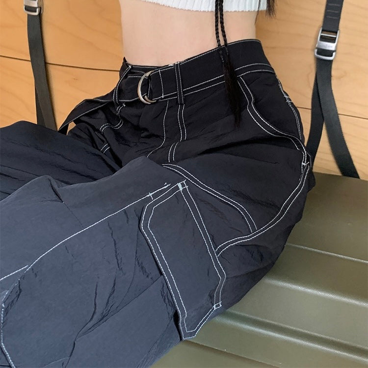 Line Stitch Cargo Pants