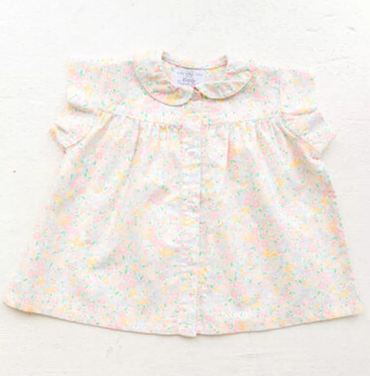 Little Paper Boat - Frannie 2 Piece Bloomer Set in Disty Floral