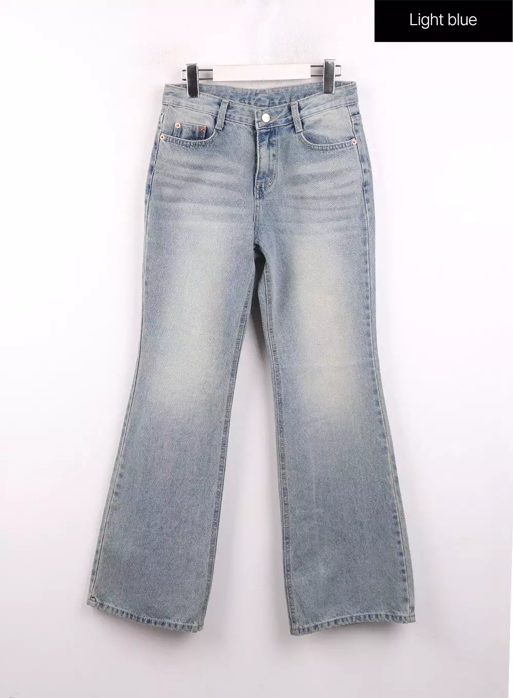 Low Waist Cargo Flare Jeans CJ423