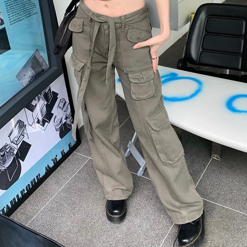 Low-Waist Cargo Pants