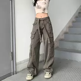 Low-Waist Cargo Pants