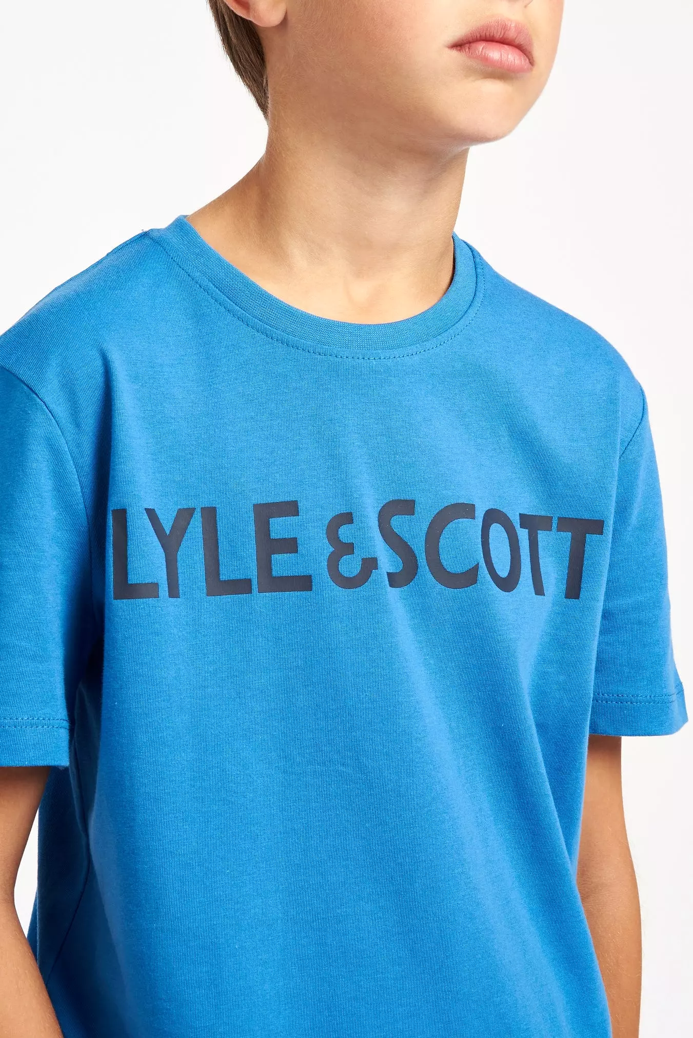 Lyle & Scott Boys 'Text Tee' Short Sleeved T-Shirt