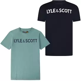 Lyle & Scott Boys 'Text Tee' Short Sleeved T-Shirt