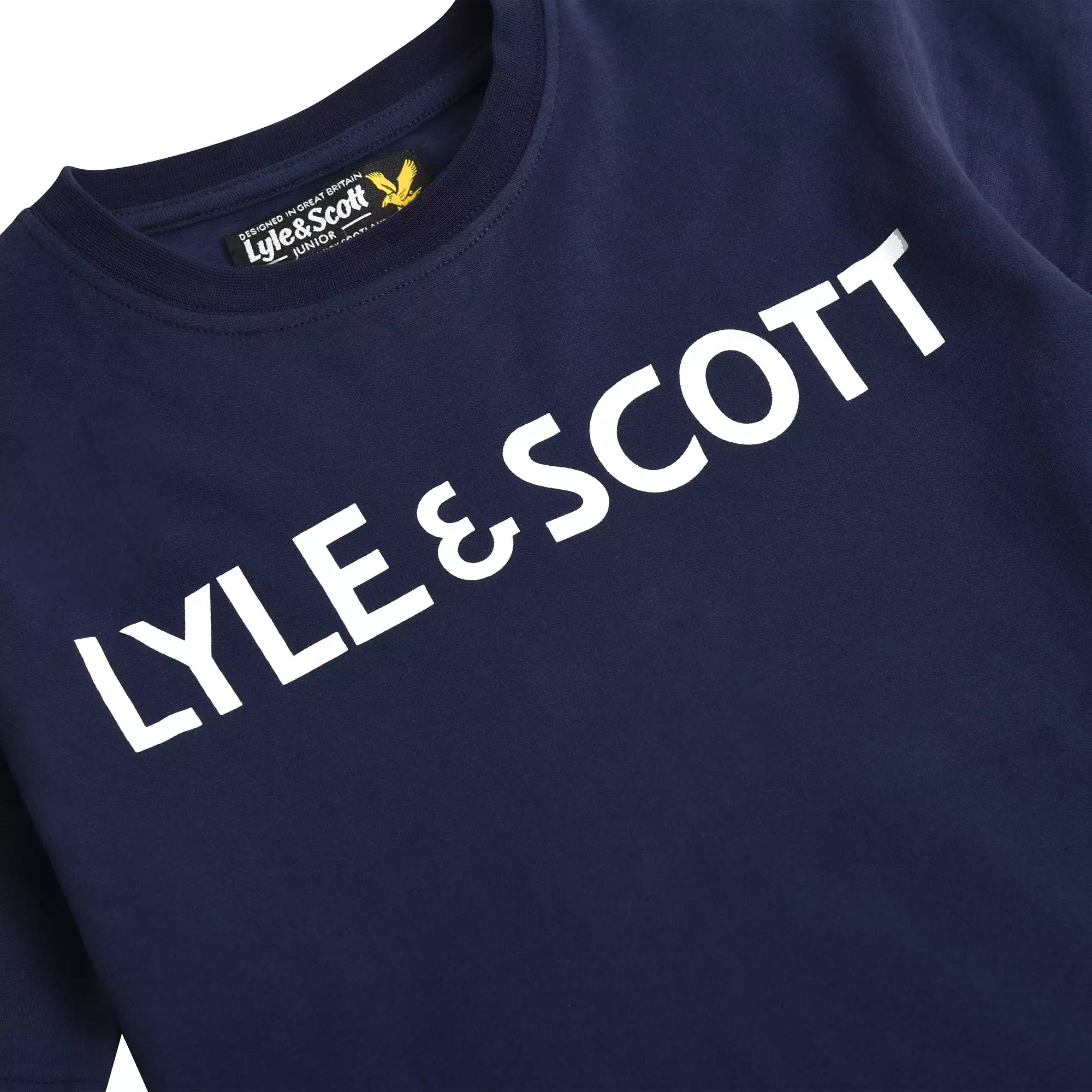 Lyle & Scott 'Text Tee' Long Sleeved T-Shirt