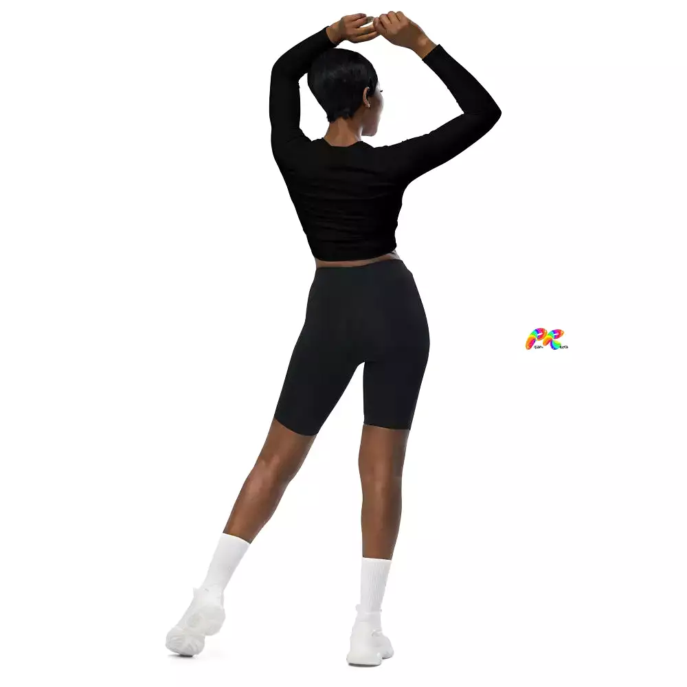 Meditative Chakra Long Sleeved Crop Top