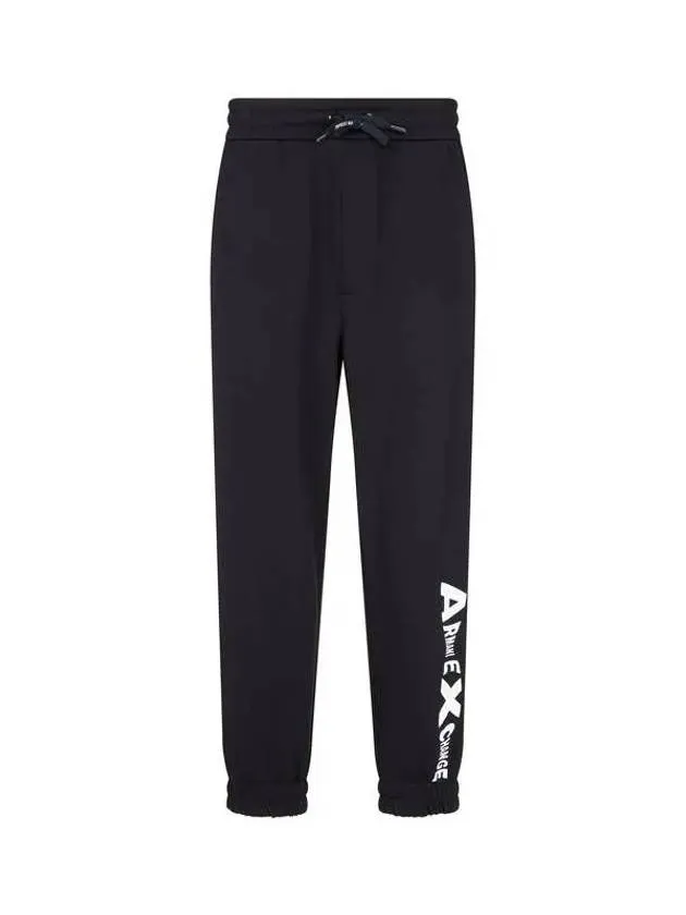 Men s Uncut Logo Print Jogger Pants Black 270554