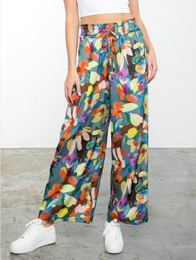 Mystic Floral Wide Leg Pant