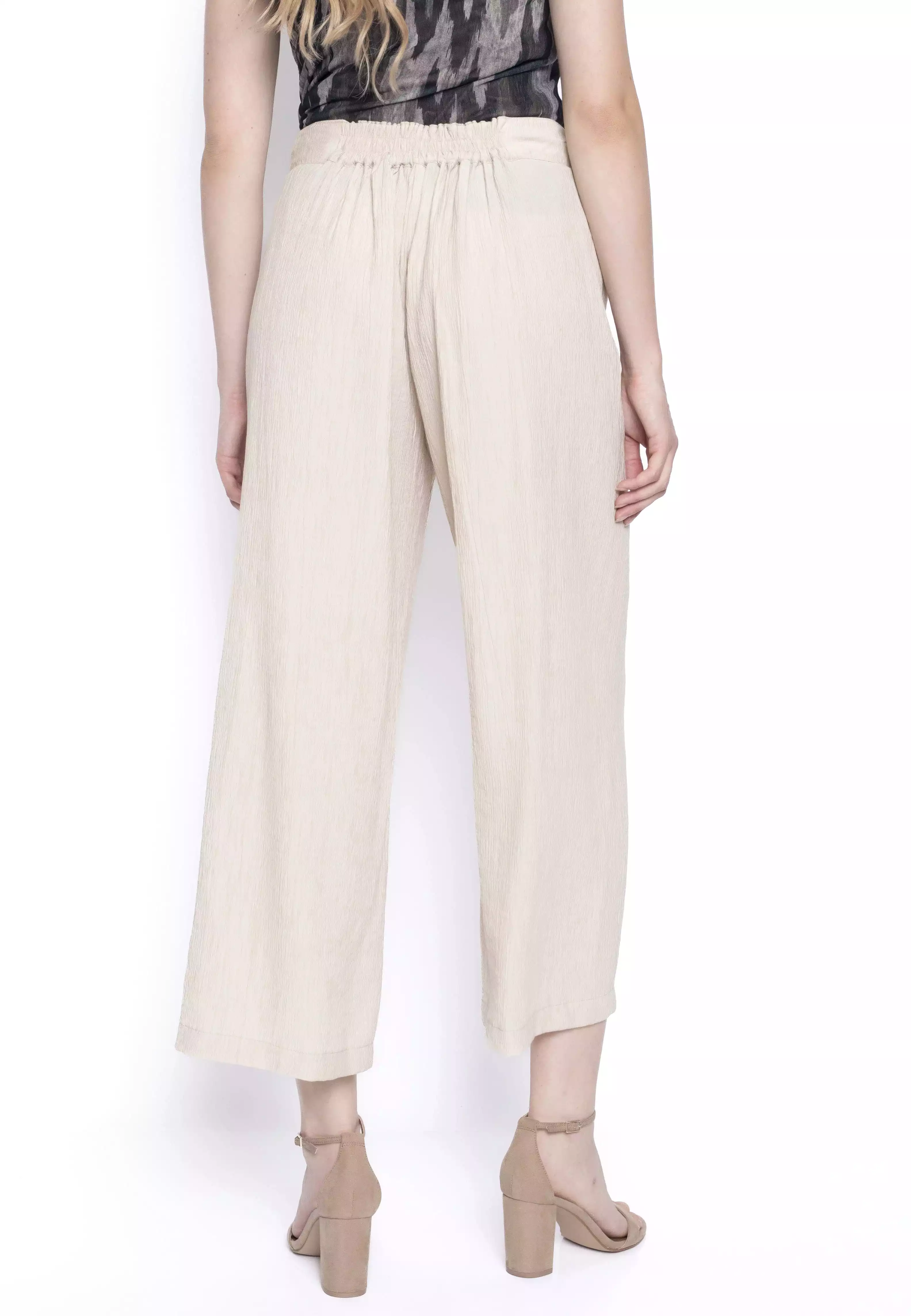 Picadilly Milk Tea Wide-Leg Pant - JM034