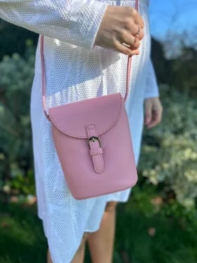 Pink Buckle Shoulder Bag