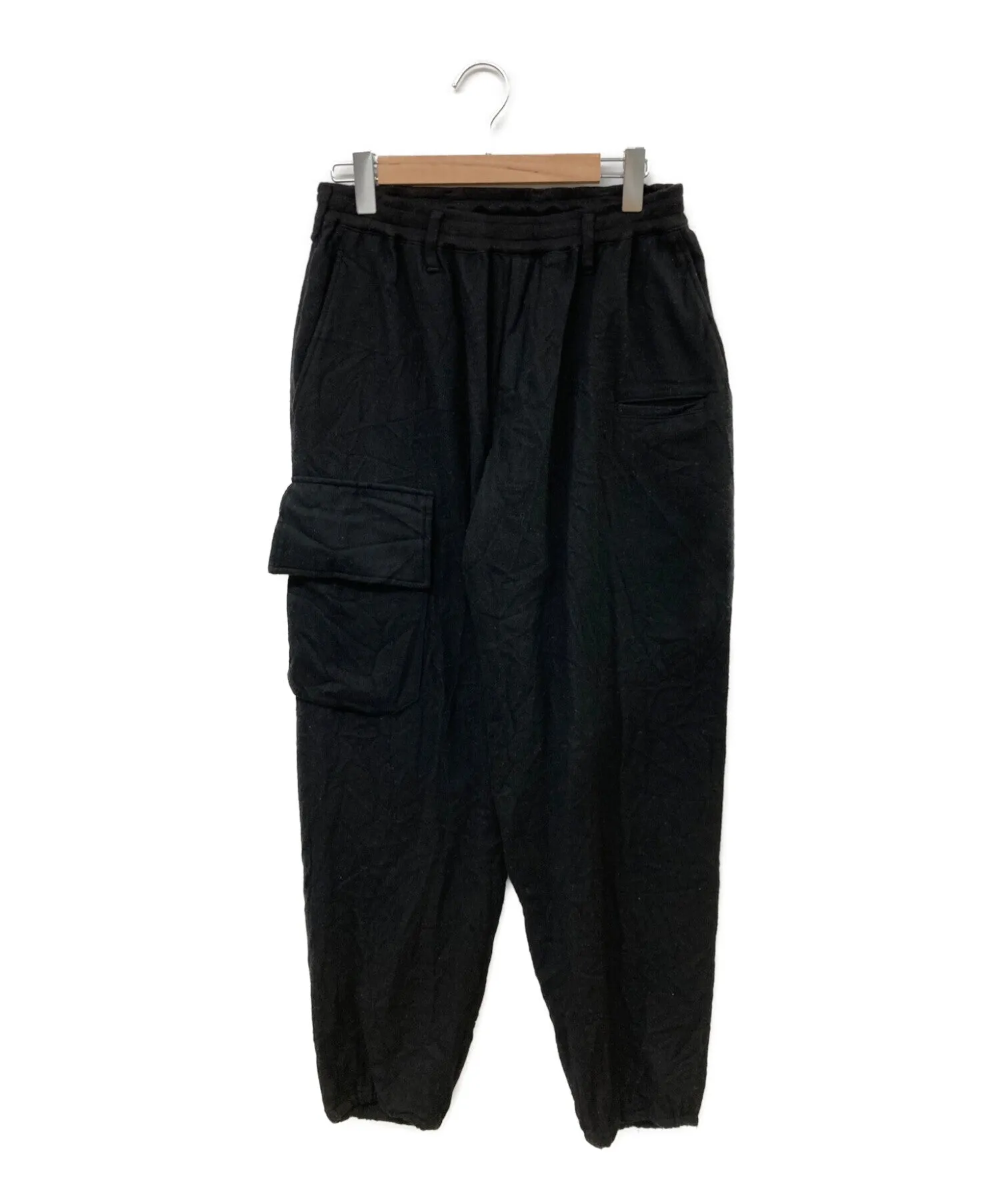 [Pre-owned] REGULATION Yohji Yamamoto Asymmetrical cargo pocket wool pants HK-P05-141