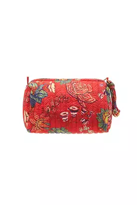 Priya Makeup Bag - Hibiscus