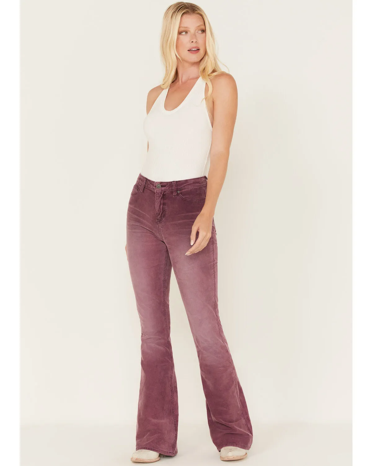 Product Name:  Idyllwind Women's Washed Down High Risin' Corduroy Flare Jeans