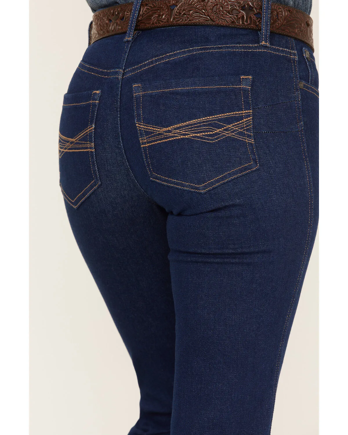 Product Name:  RANK 45® Women's Dark Wash Mid Rise Flare Jeans