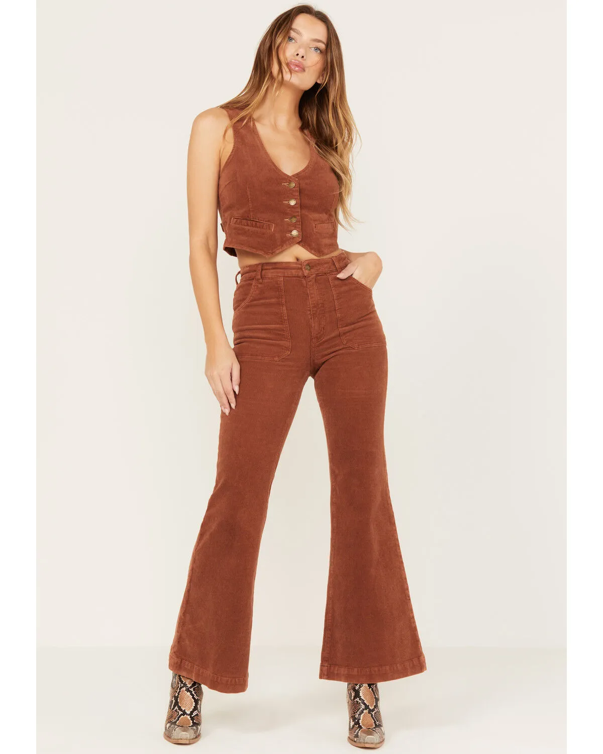 Product Name:  Rolla's Women's East Coast High Rise Corduroy Flare Jeans