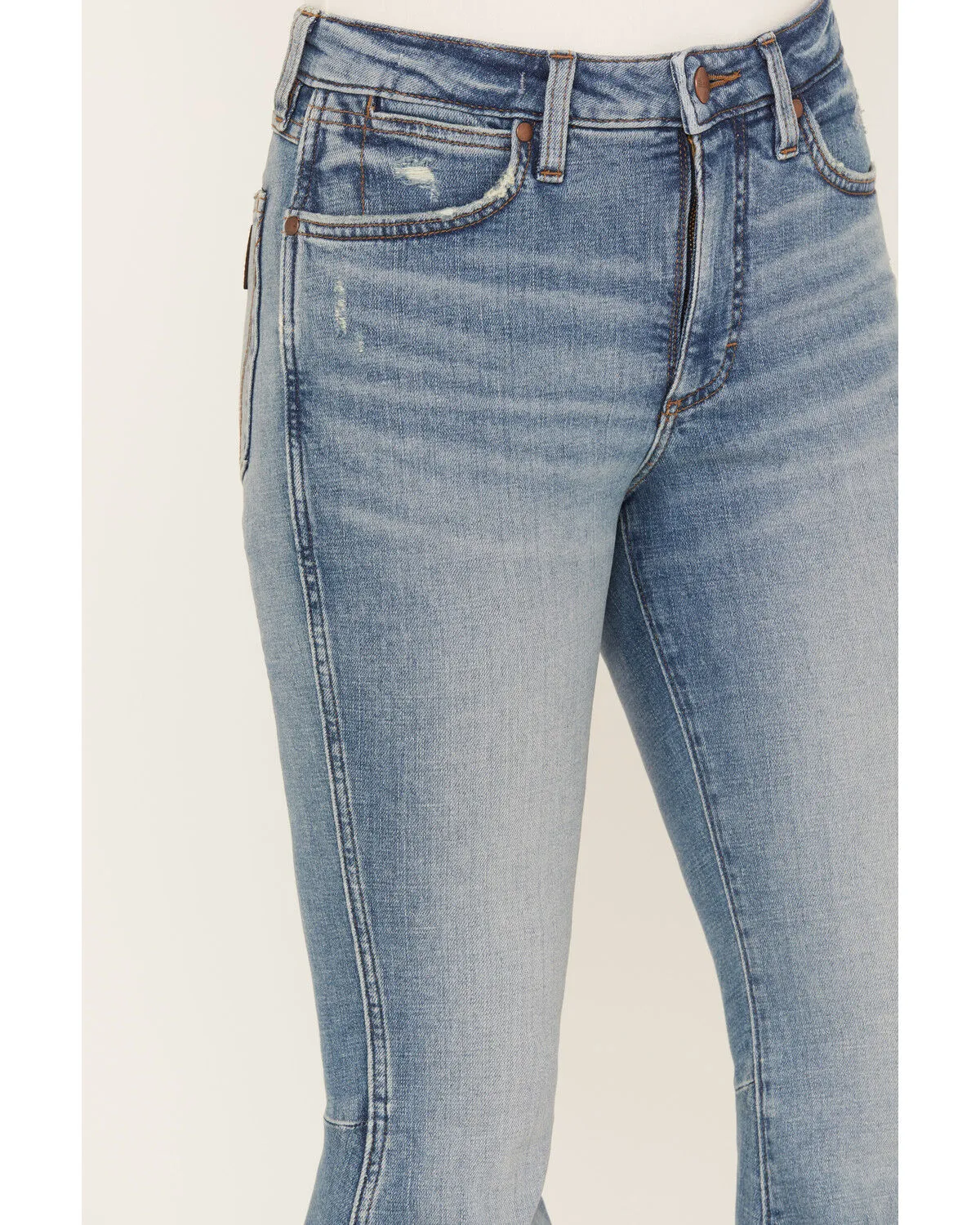 Product Name:  Wrangler Retro Women's Medium Wash High Rise Helen Flare Jeans